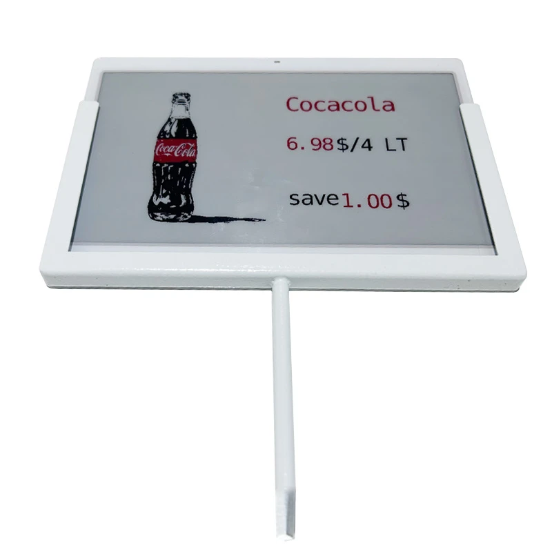 7,3-inch Electronic Price Tag Metal Square Port