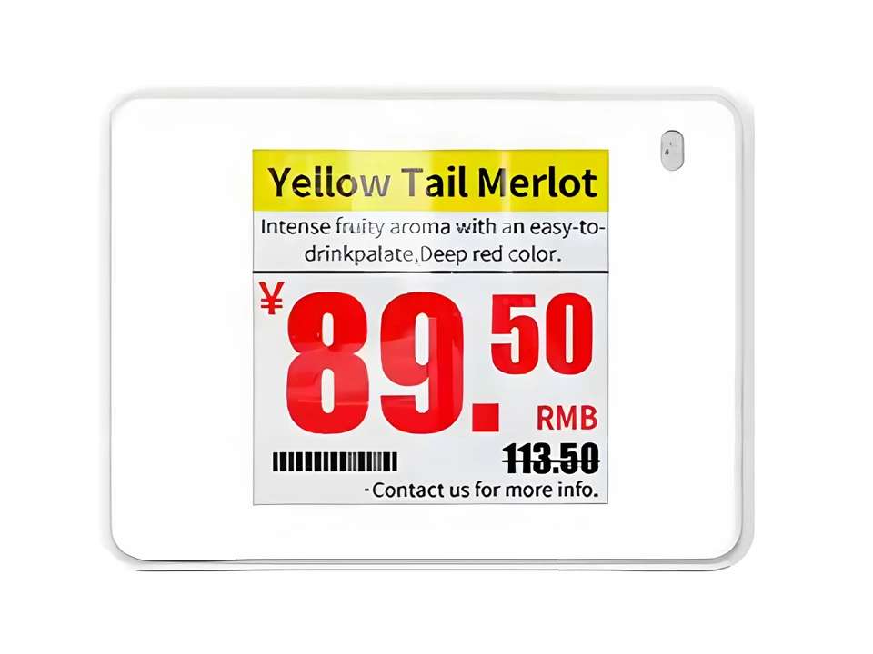 1,54 Inch Çar Reng Elektronîk Price Tag