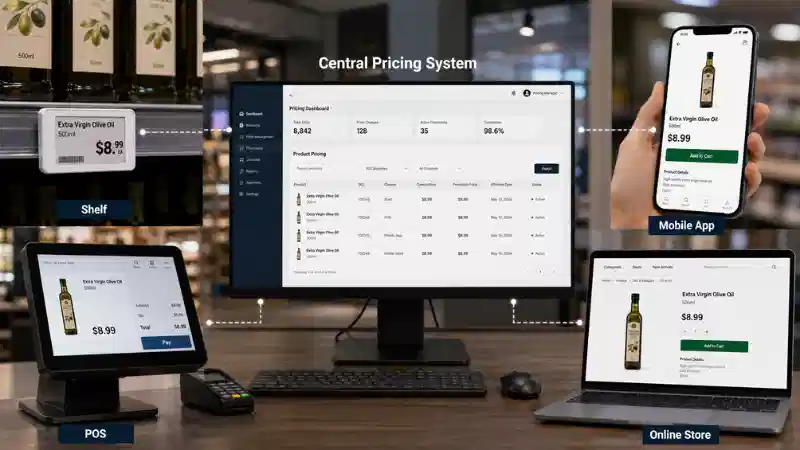 Pêdengiya Bihayê Omnichannel: Meriv Çawa Bihayên Ref, POS, App, û Serhêl hevdeng dike