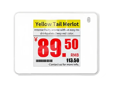 1,54 Inch Çar Reng Elektronîk Price Tag